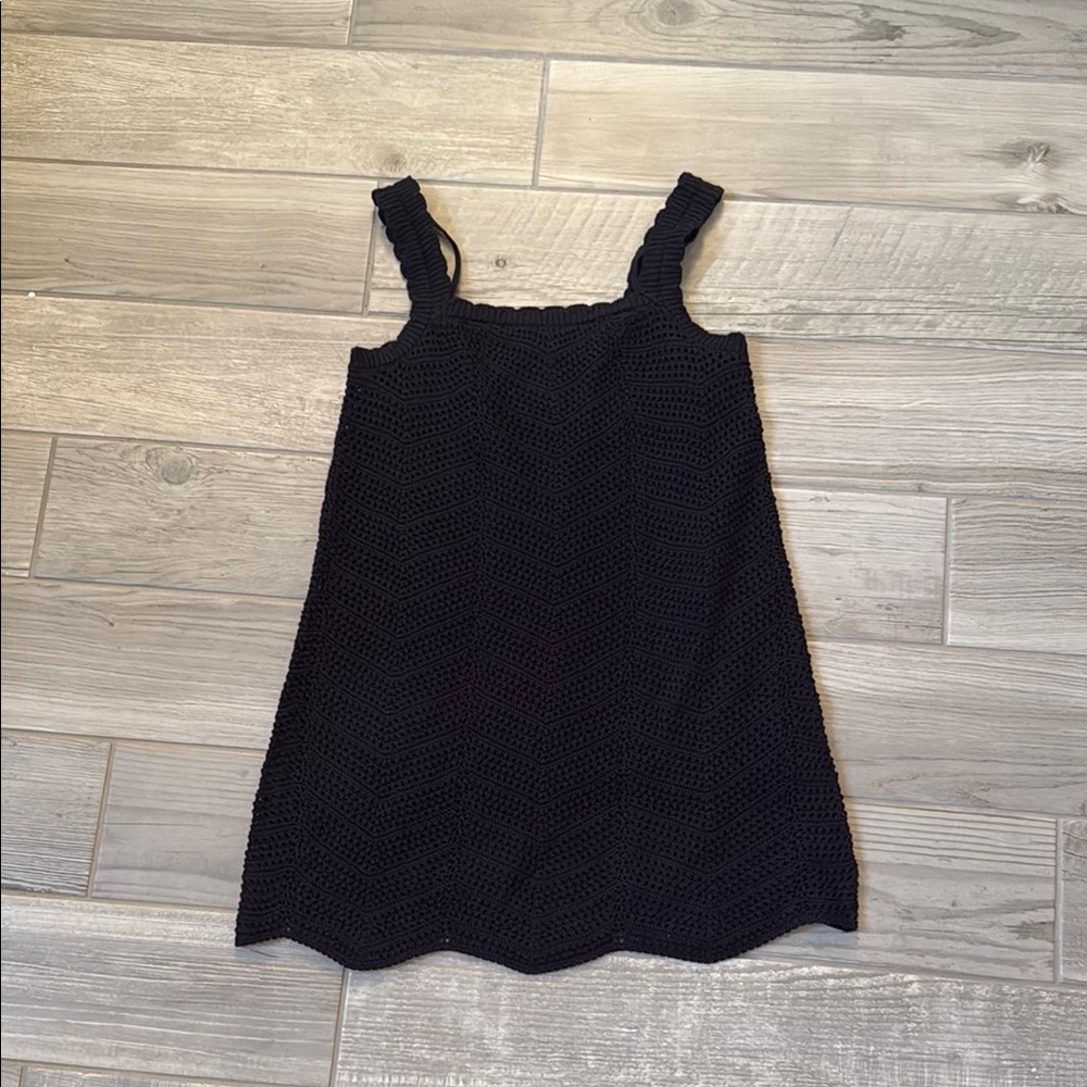 A NEW DAY black crochet dress